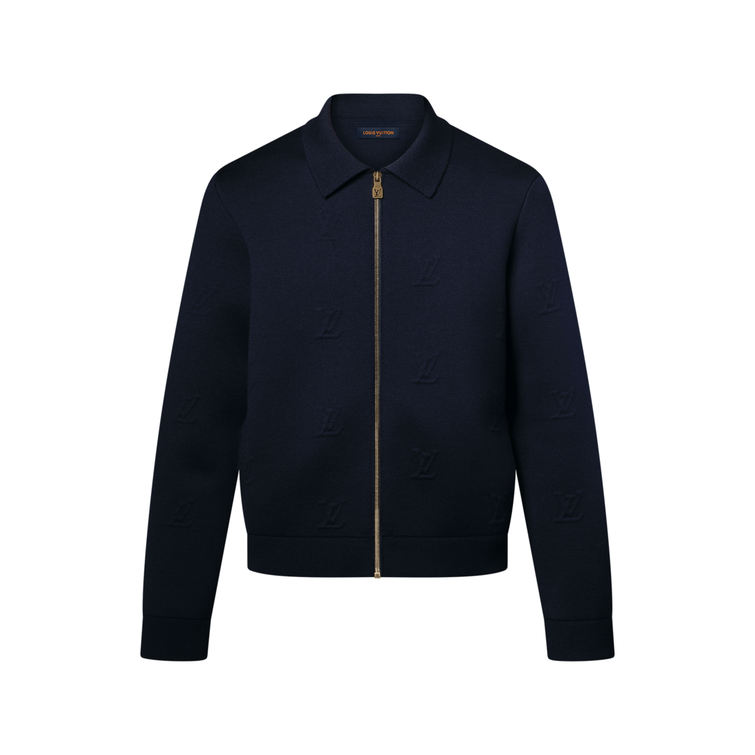LV Blason Embossed Zipped Blouson - Men - Ready-to-Wear | LOUIS